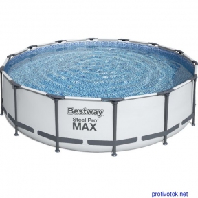 Каркасний басейн Bestway 56950 (427х107 см) з картриджним фільтром, тентом і драбиною