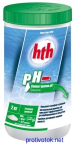 рН мінус hth порошок, 2кг pH MOINS MICRO-BILLES, Франція