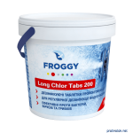 Препарат для регулярної дезінфекції води басейну Long Chlor Tabs 200 FROGGY